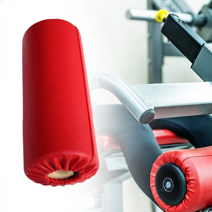 PU Leather Foam Foot Pad Roller 20cm Replacement Sponge Roller for Home Gym Fitness Exercise Machines