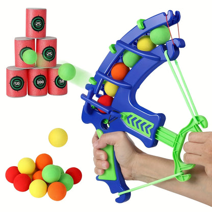 Kids Educational Target Practice Set - Safe Foam Bullet Shooting Toy for Children