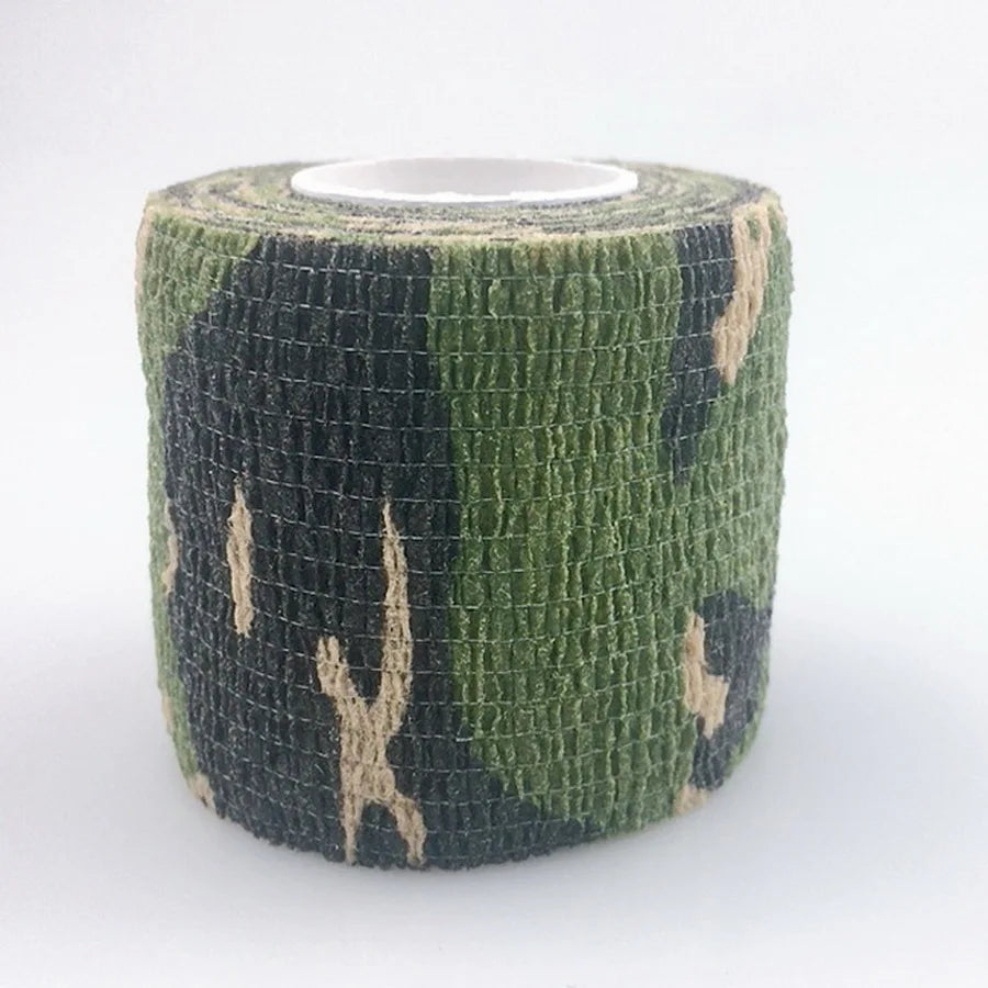 Self-Adhesive Elastic Bandage Tape - Breathable Medical Sport Wrap for Finger, Wrist & Ankle - Camouflage Fixer Tape for Pets & Animals