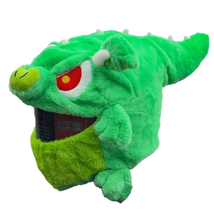 Cartoon Plush Animal Motorcycle Helmet Cover - Fabric Protection Accessory