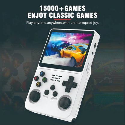 Retro Handheld Game Console R36S - 3.5" IPS Screen - 128GB Storage - Linux System - Portable Pocket Player (R36 Ultra/PRO)
