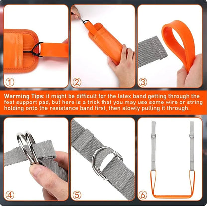 Pull-up Assistance Bands Set - Resistance Strap for Pull-ups Assist for Men & Women - Hanging Training Chin-up Workout Body Stretching