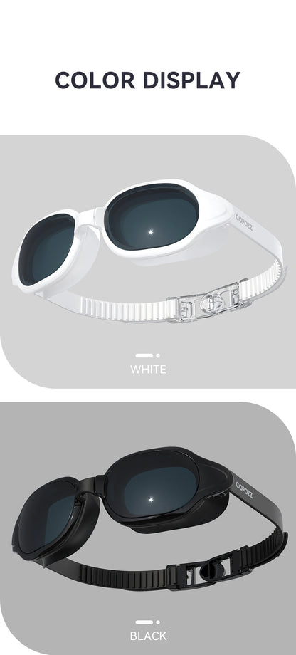 Prescription Swimming Goggles with Anti-Fog UV Protection - Myopia Diopter Swim Eyewear