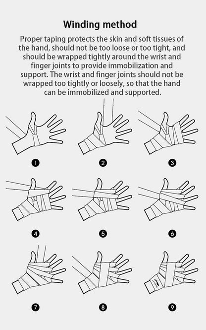 Cotton Boxing Hand Wraps - 2-Pack, Multiple Lengths (1.5M/2M/3M/5M) for MMA, Muay Thai, Kickboxing & Martial Arts Training