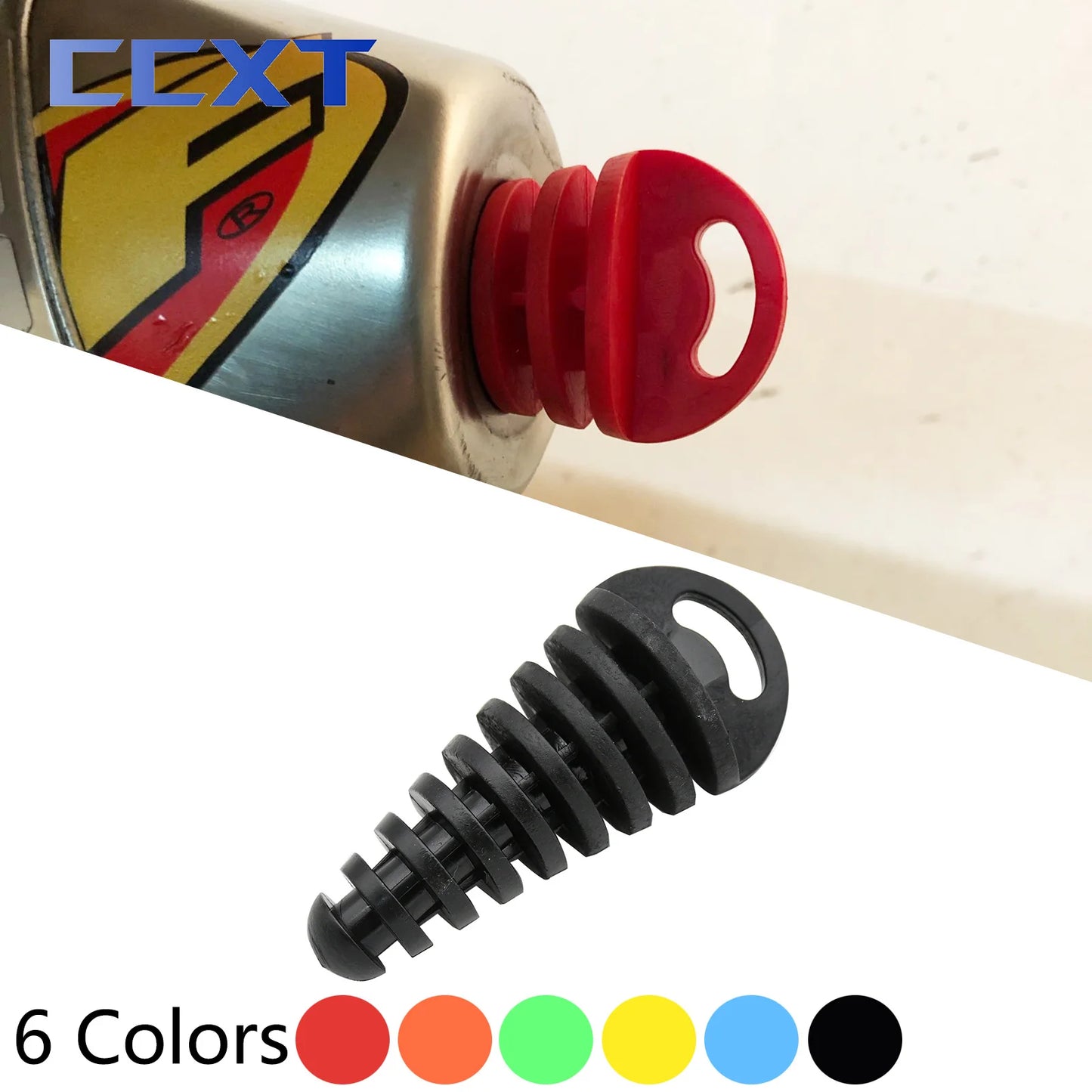 Universal Motorcycle Exhaust Pipe Wash Plug - PVC Tailpipe Protector for Honda Kawasaki KTM Suzuki Yamaha