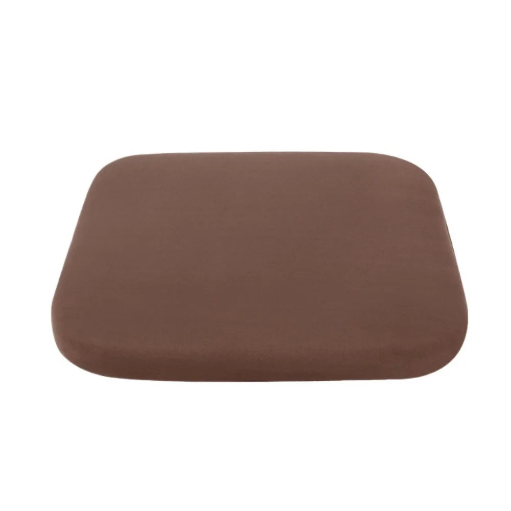 Elastic Memory Foam Seat Cushion - Soft Bounce-Back Design with Breathable Cover - Removable Washable Pad for Office & Long Sitting