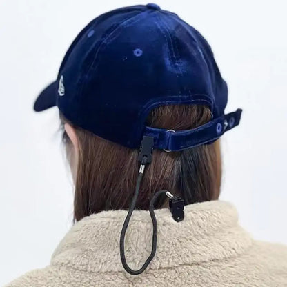 Wind-Proof Hat Clips - 2-Pack Outdoor Cap Retainer Lanyard Rope for Camping, Hiking & Travel Equipment