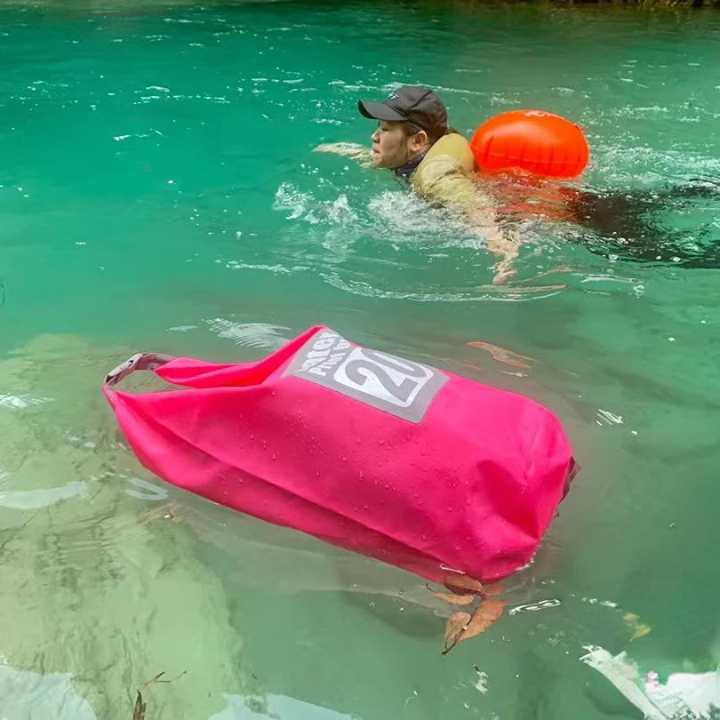 Waterproof Dry Bag Set - 5L/10L/15L/20L/30L PVC Storage Sacks for Kayaking, Canoeing, Rafting & Swimming Adventures