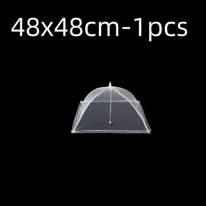 Foldable Mesh Food Cover - Pop-Up Umbrella Style Protector