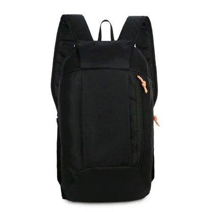 Pink Waterproof Nylon Sport Backpack - Small Gym Duffel Bag for Women Men Kids - Outdoor Fitness Travel Luggage