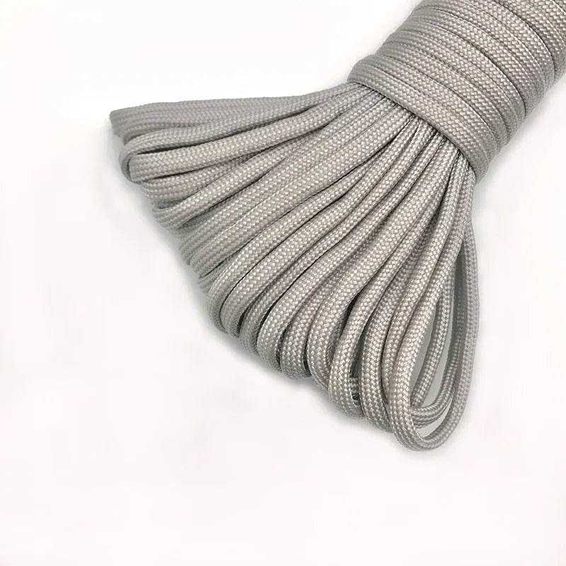 550 Paracord 4mm 7-Strand - Multi-Purpose Survival Rope for Climbing, Camping, Hiking, and Bracelets (Multiple Lengths)