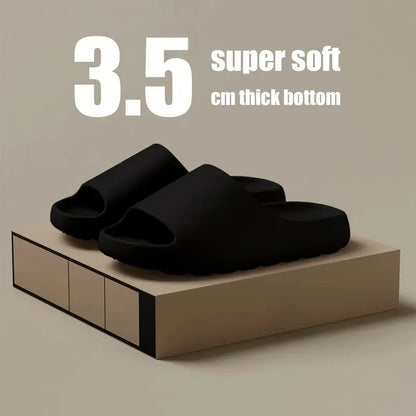 EVA Cloud Slides - Thick Sole Beach Sandals for Men & Women | Soft Bottom Summer Slippers