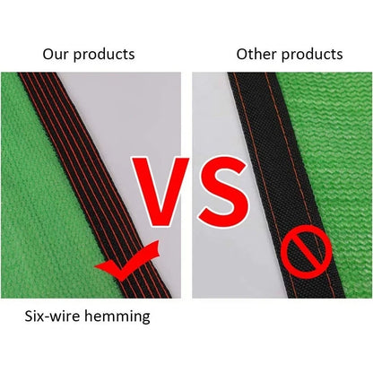 4x5m HDPE UV Protection Shade Net - Outdoor Garden Terrace Awning & Camping Mesh Cover Sunscreen Fabric