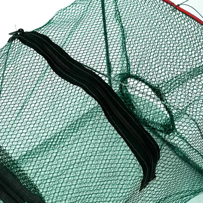 Collapsible Fish Cage Trap - 1pc Cast Net for Crab, Shrimp & Crayfish | Premium Fishing Tackle