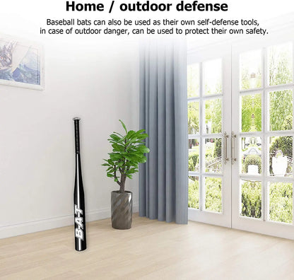 20-Inch Aluminum Alloy Baseball Bat with Softball Gloves - 4 Colors Available - Outdoor Sports & Self-Defense Equipment
