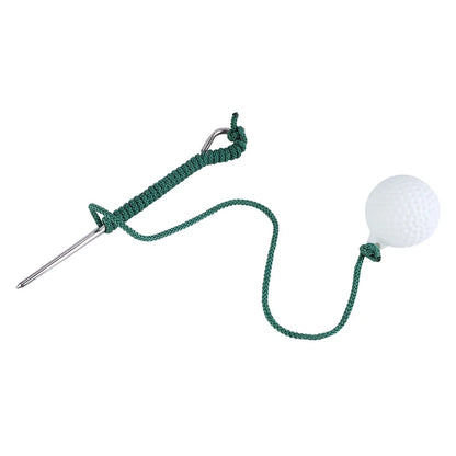 Golf Swing Training Aid - Portable Practice Rope Ball with Airflow Design