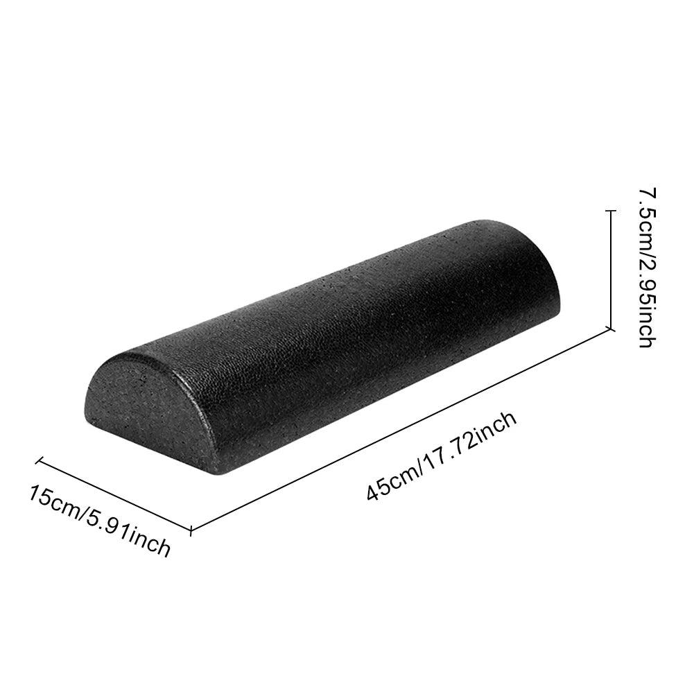 Half-Round Foam Roller & Balance Training Block | EPP Gymnastic Massager for Home Gym