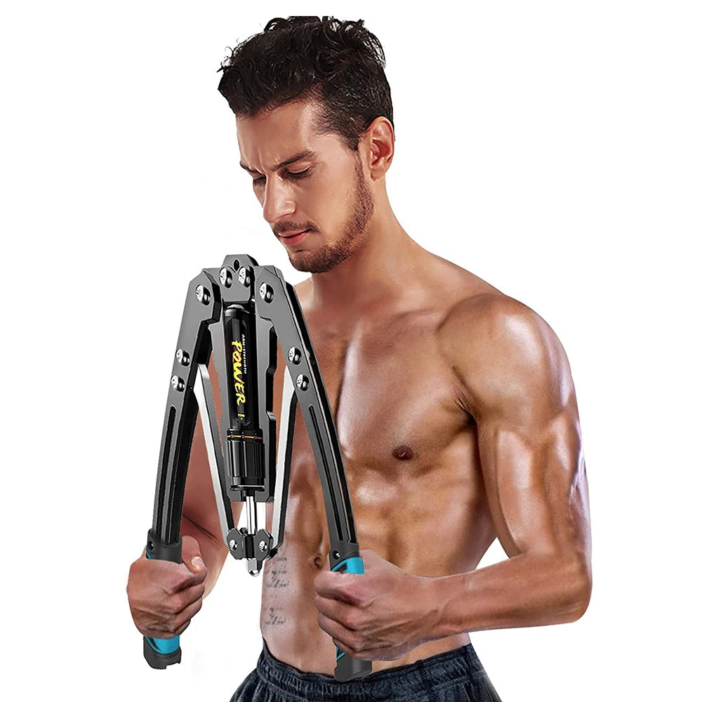 Adjustable Hydraulic Power Twister - Arm & Forearm Exerciser, Chest Expander for Biceps, Core & Full Body Strength Training