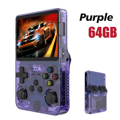 R36S Retro Handheld Game Console - 3.5'' IPS Screen - 64GB/128GB/256GB Storage - ARKOS 2.0 Portable Gaming System