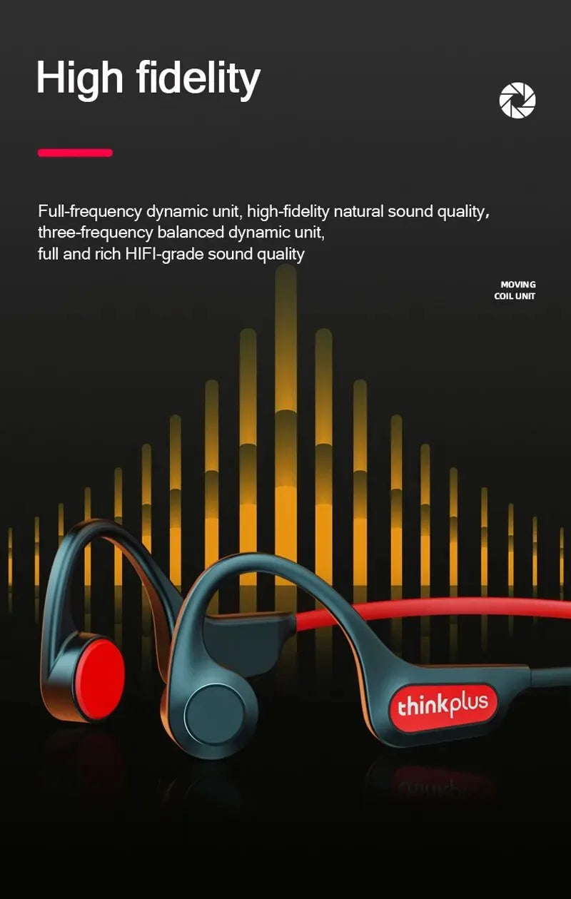 Bone Conduction Wireless Earbuds - TWS Bluetooth Sports Headset for Running & Cycling