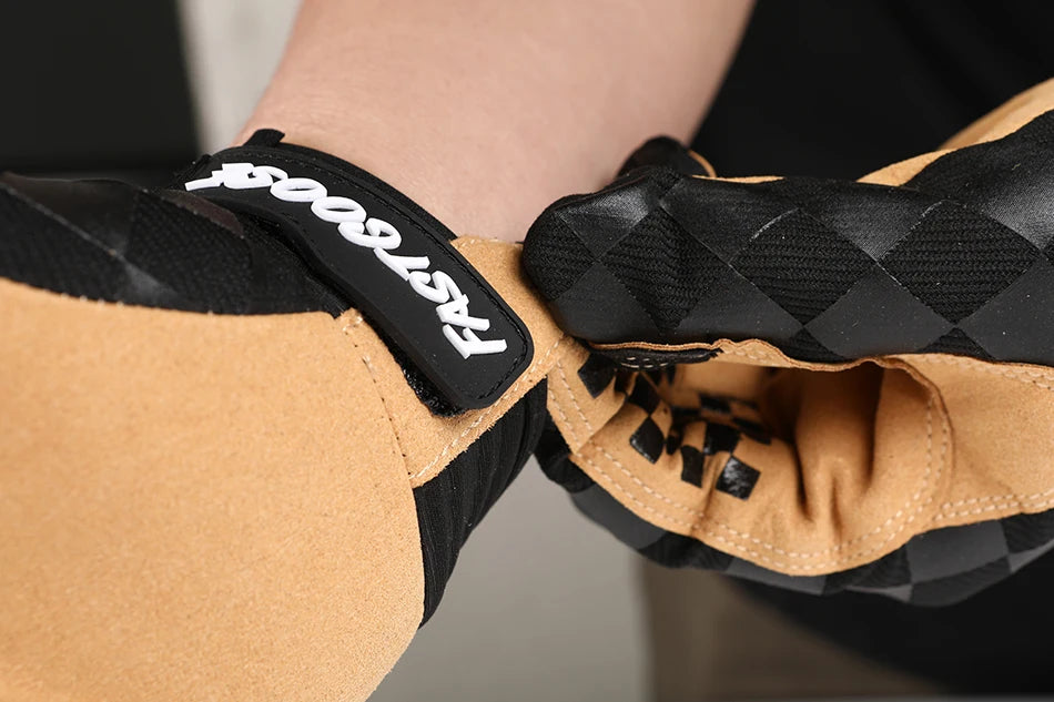 FASTGOOSE Retro Rider Motocross Racing Gloves - Off-Road Motorcycle MTB BMX ATV Cycling Gloves