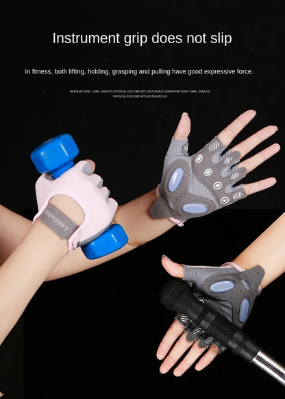 Premium Fitness Training Gloves - Slip-Resistant Weight Lifting Gloves for Men & Women - Gym Bodybuilding Exercise Yoga Gloves (1 Pair)