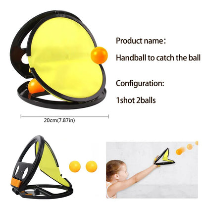 Interactive Catch Ball Game - Hand-Eye Coordination Training Toy for Adults & Kids, Indoor/Outdoor Sensory Sport Activity