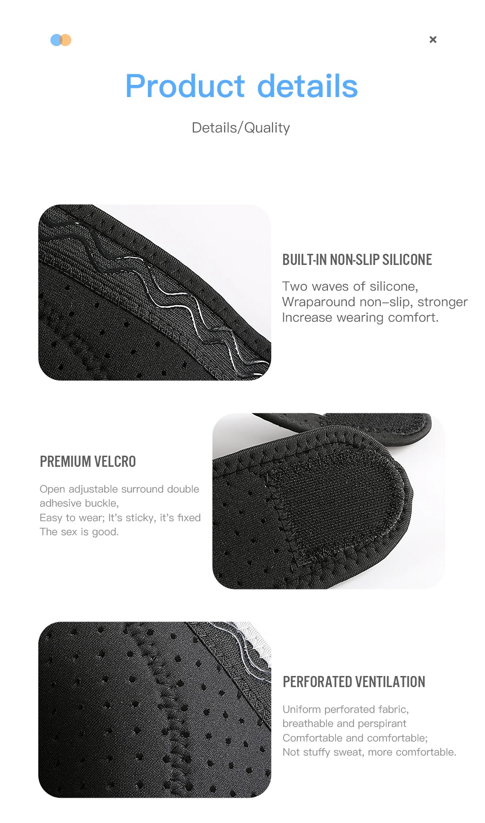 Thickened Anti-Collision Knee Pads - Elastic Pressure Strap Knee Brace for Volleyball, Extreme Sports & Protection