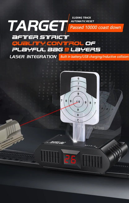 Automatic Laser Target System - Multi-Function Voice Scoring Auto-Reset Training Target