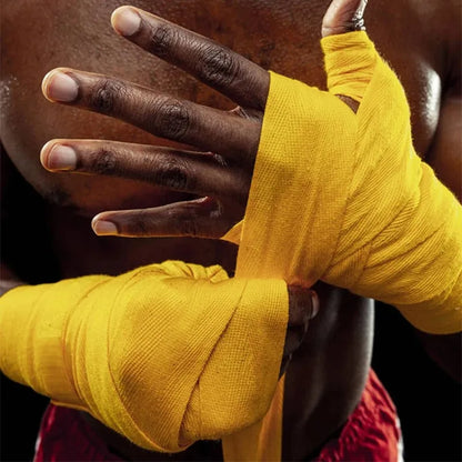 Cotton Boxing Hand Wraps - 2-Pack, Multiple Lengths (1.5M/2M/3M/5M) for MMA, Muay Thai, Kickboxing & Martial Arts Training