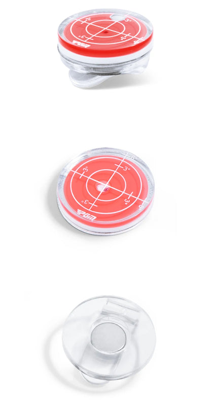 PGM Golf Magnetic Cap Clip Ball Marker - Level Function Marks - Red & Blue - Model MK011