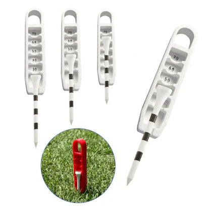 Adjustable Golf Tee Height Regulator - Portable Tee Stand with 20-70mm Precision Positioning - Essential Golf Training Tool