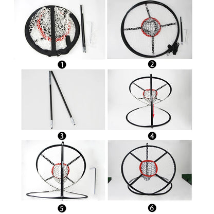 Foldable Golf Chipping Net - Portable Practice Target for Indoor and Outdoor Swing Training