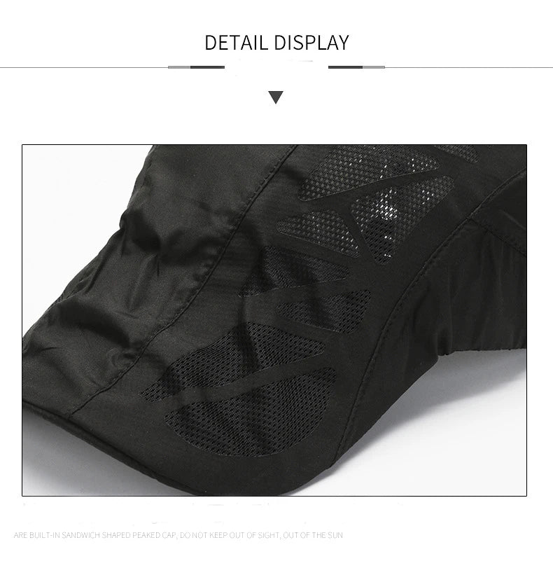 Quick-Dry Baseball Cap - Breathable Sun Protection Hat for Men & Women - Outdoor Performance