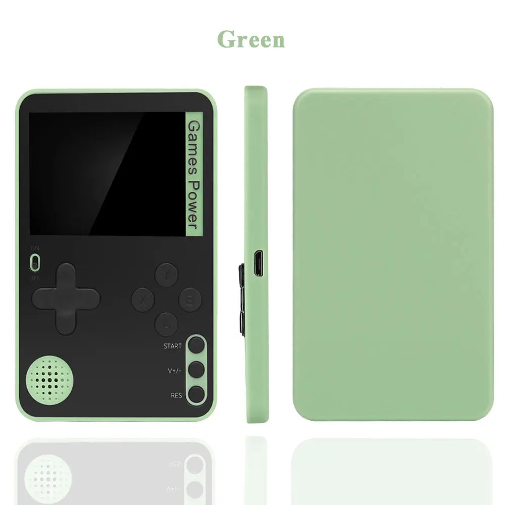 Portable Retro Handheld Game Console - 500 Classic Games - LCD Screen - Rechargeable - Gift for Kids & Adults