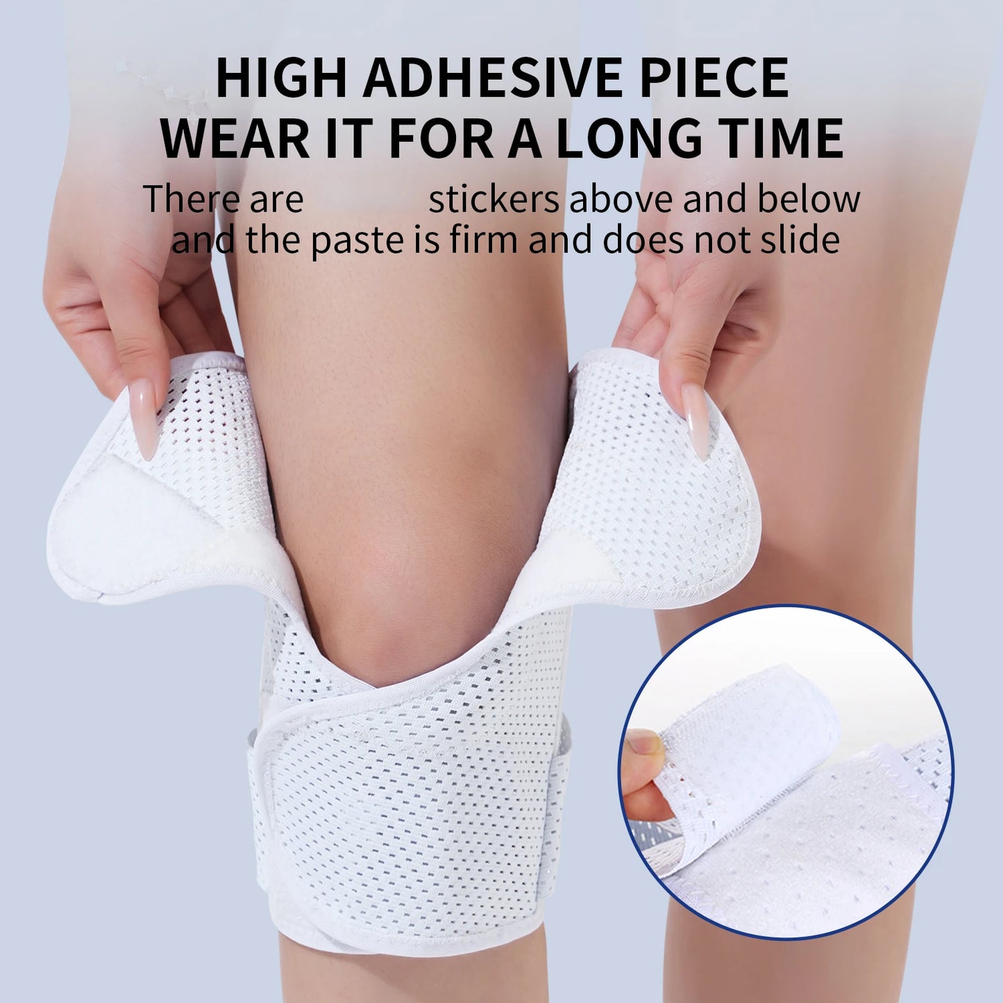 Pressurized Elastic Knee Support - Nylon Compression Knee Brace for Arthritis, Joint Protection & Sports (Men & Women)
