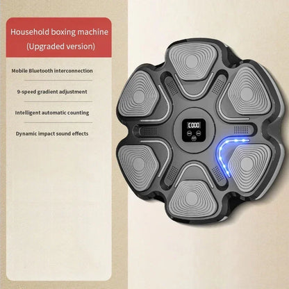 Smart Bluetooth Music Boxing Trainer - Rhythm Response Fitness Bag for Sports & Muay Thai Exercise