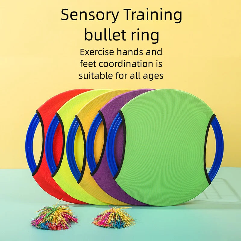 35cm Bouncing Circle Sensory Training Toy - Educational Balance & Coordination Game for Kids Outdoor Play