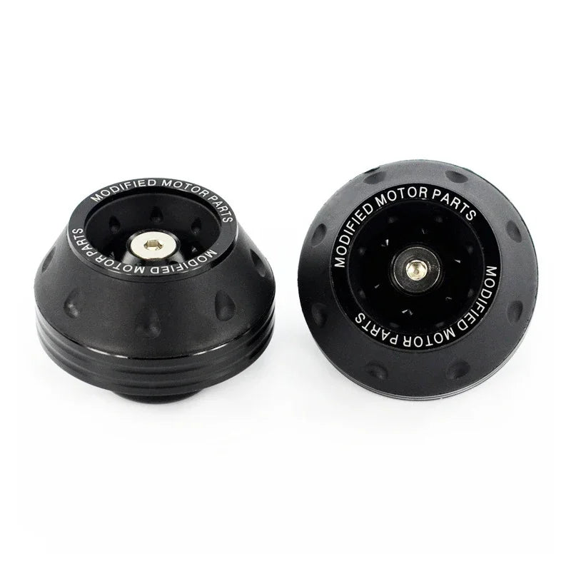 Motorcycle Front Fork Crash Protectors - 2/4Pcs Universal Alloy Wheel Protection Slider Cups for Motocross