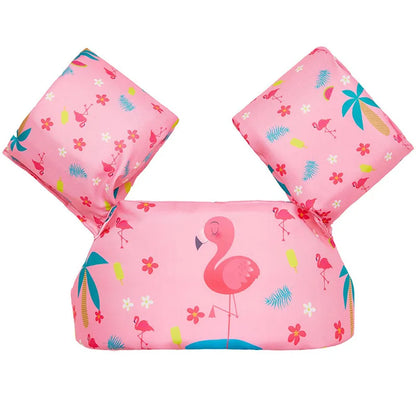 Adjustable Baby Swimming Life Jacket - Cartoon Foam Arm Sleeves with Safety Float Ring for Pool Training