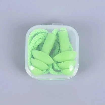 Silicone Swimming Earplugs with Rope - Noise Reduction Sleep Ear Plugs for Diving & Underwater Activities (1 Piece)