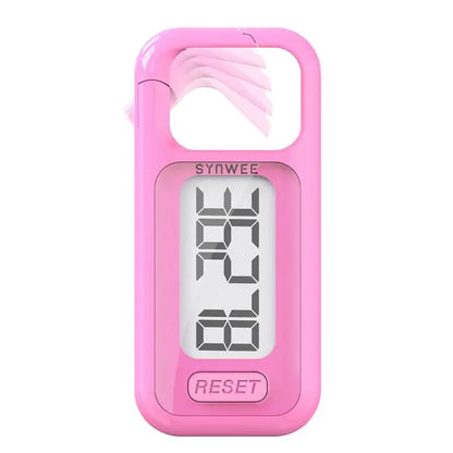 Large Display 3D Pedometer - Accurate Step Counter with Clip & Lanyard for Men, Women & Kids