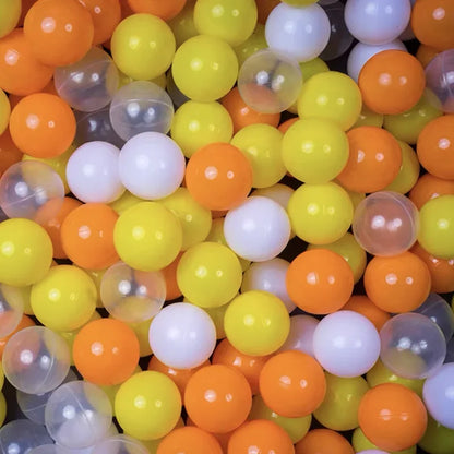 Colorful Ocean Ball Pit Balls - Eco-Friendly Non-Toxic Plastic Play Balls 5.5cm (50pcs Love & Star Shapes)
