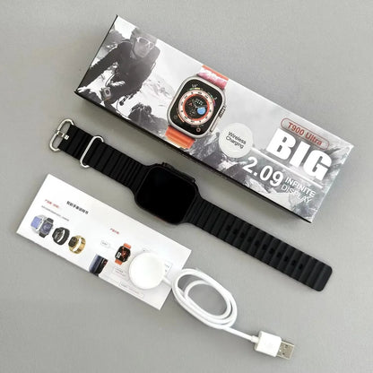 49mm Ultra Smart Watch - 2.09" AMOLED Screen, Bluetooth Call, Heart Rate Monitor, Fitness Tracker & Health Monitoring (Men & Women)