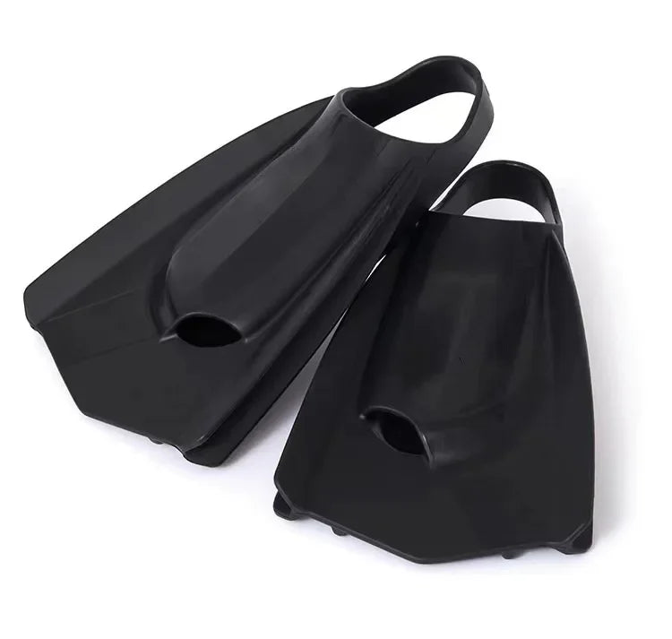 Professional Silicone Short Fins for Swimming & Diving - Training Flippers for Snorkeling & Free Diving