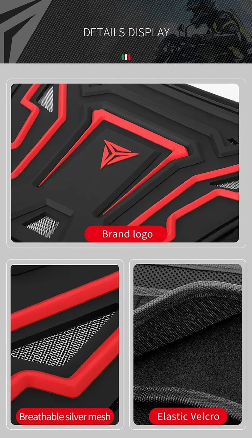 Professional Motorcycle Waist Protector - Adjustable Breathable Motocross Cycling Guard Belt