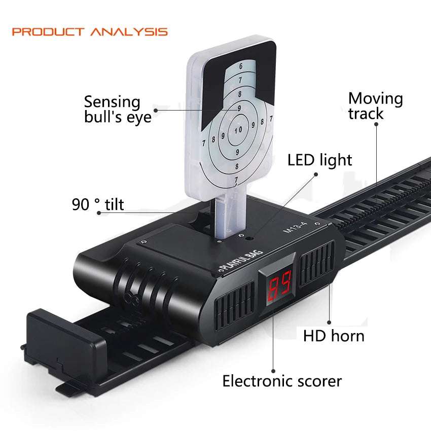 Automatic Laser Target System - Multi-Function Voice Scoring Auto-Reset Training Target