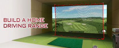 10x10 Ft Heavy Duty Golf Practice Net - High Impact Barrier Netting for Training
