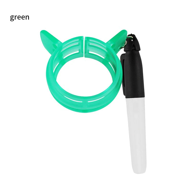 Precision Golf Ball Line Marker Tool - Golf Ball Marking Stencils with Color Markers & Alignment Accessories