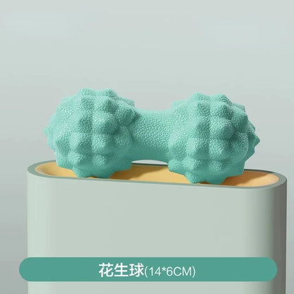 Dual-Texture Fascia Massage Ball Set - Peanut & Round Design for Deep Tissue Relief